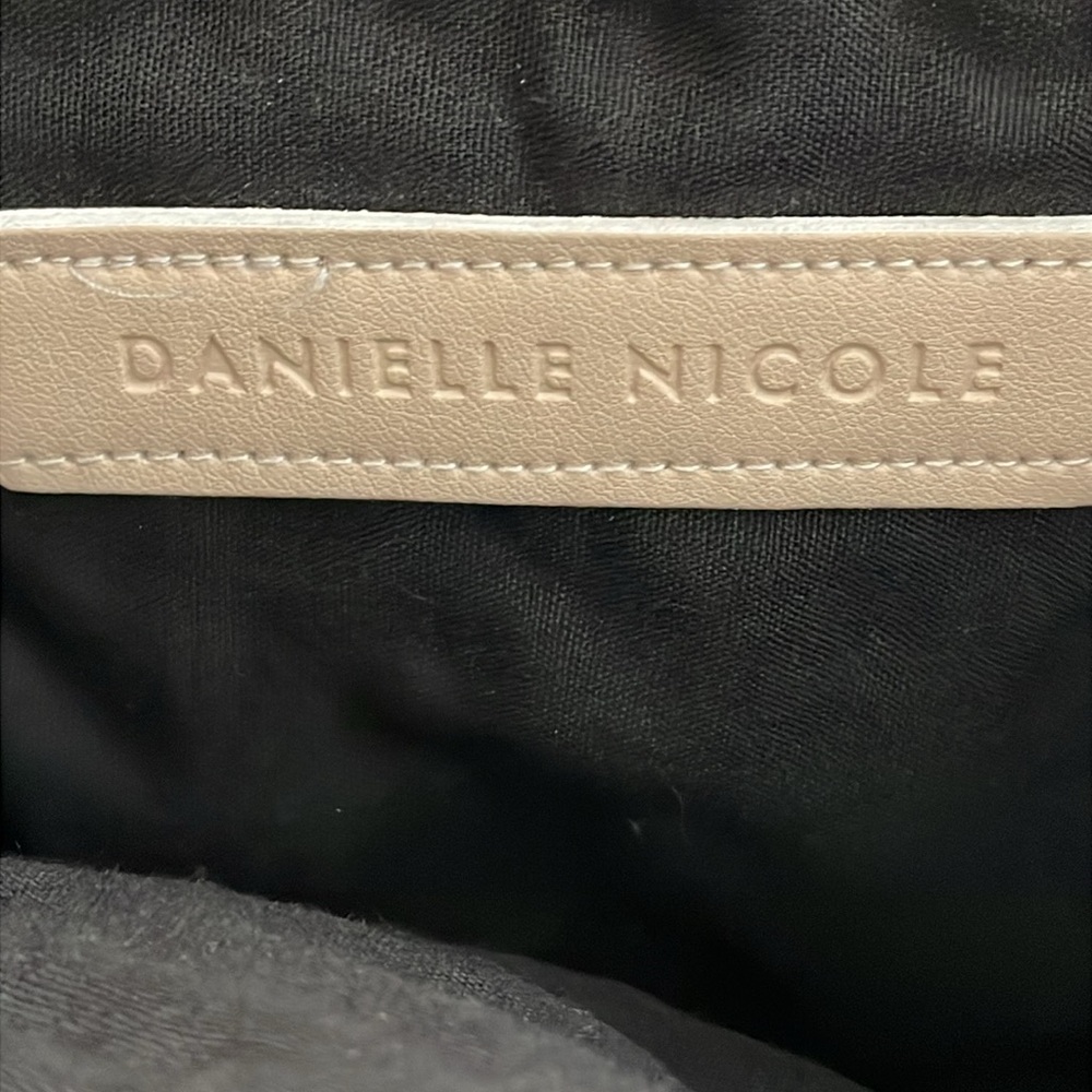 Danielle Nicole Black Macrame Fringe Crossbody Ba… - image 8